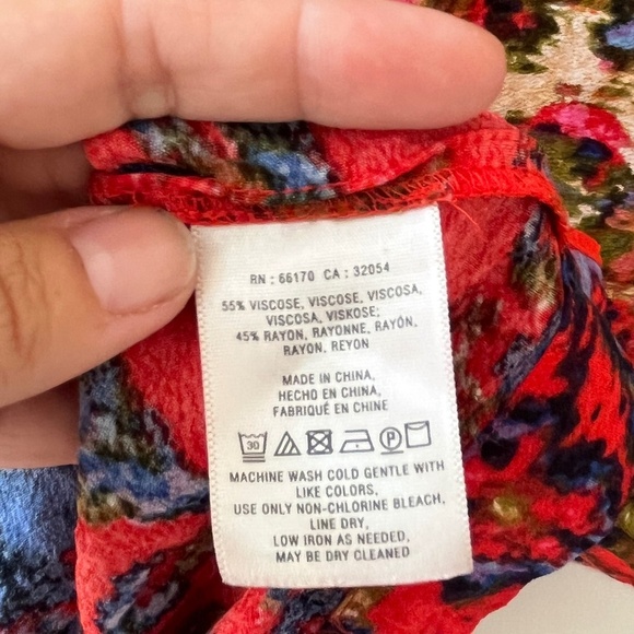 Anthropologie Maeve Sz S Pullover Mini Tunic Boho Dress Stretch V Neck - Picture 6 of 6